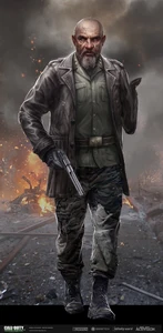 Concept art of Imran Zakhaev from the 2016 remaster.