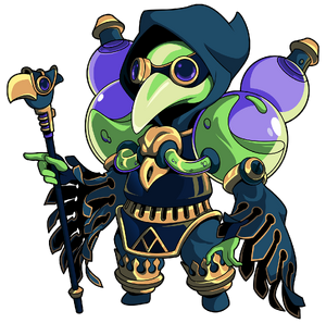 Boom Tech Plague Knight, Plague Knight's amiibo armor.