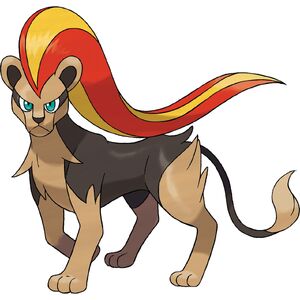 Pyroar (Female).jpg (225 KB) Pyroar ♀ (Pokémon Adventures, borrowed from Malva)