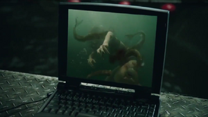 The Camera Footage of Beth being killed by the Cookiecutter Sharks.