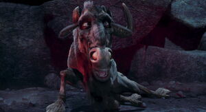 "That's right! Run! Run like the cowardly prey that you are!"