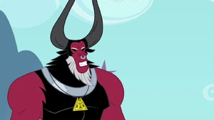 Tirek's evil grin.