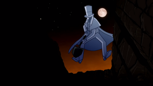 Gentleman Ghost buries Batman alive