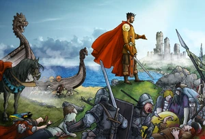 Harwyn Hoare by Michael Klarfeld.jpg (1.59 MB) Brief summary of House Hoare's conquest and reign of the Riverlands, ending with the ruins of Harrenhal in the right.