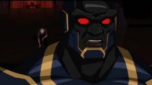 Darkseid indoctrinating Henshaw.