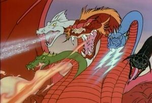 Tiamat in the cartoon series.