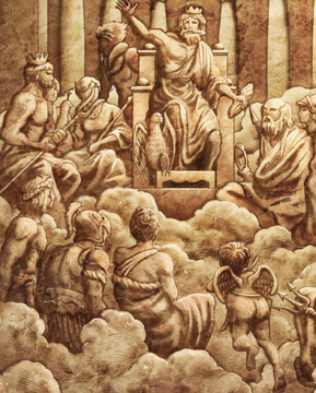 How were the twelve Olympian gods created?