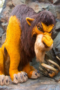 Scar in Disneyland Paris.