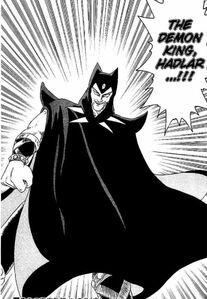 Hadlar's evil grin.