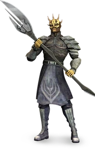 Savage with his spirit ichor pike.