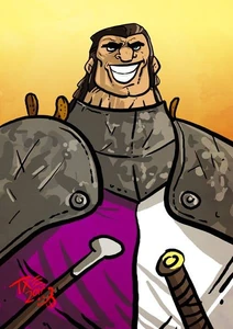 Godry earned his moniker after killing a giant during the Battle Beneath the Wall.