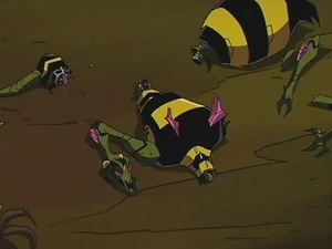 Waspinator piecing himself back together.