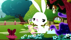 Tantabus behind Angel.png (1.28 MB) Tantabus prepares to turn Angel into a monster in Fluttershy's dream.