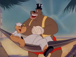 Joe Respects Popeye.png (1.69 MB) Joe being faux affably evil to Popeye.