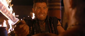 Memnon matched by Mathayus in skill and agility.