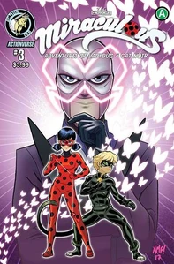 Hawk Moth on the cover of Miraculous Adventures #3.
