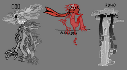 Drawing some more SCPs Pt.3! Im not exactly sure what scp number the pattern screamers are, is it 3930, 000, or 3812?? I just did 3930 cuz I see that more often : r/SCP