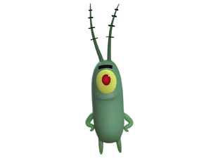 Plankton as he appears in The SpongeBob Movie: Sponge Out of Water.