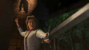 Prince charming sword shrek 3