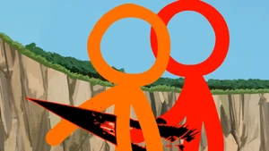 The Dark Lord stabs the Second Coming.