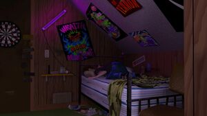 Sid is been wake up by his alarm clock wake him up