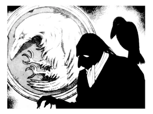 A depiction of Renya Karasuma in the manga.