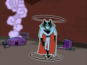 Vlad gets up and prepares to attack Danny and Danielle again.