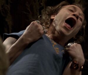 Buffalo Bill mocking Catherine.