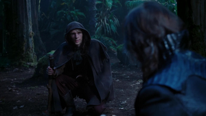 Felix confronts Rumplestiltskin