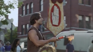 Gabe Romani's first appearance at the festival.