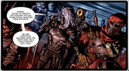 Nyx speaking to Dame about eliminating The Triumvirate's Anti Air Team, hold position while inside The Warbird with Kryptis, Templar's Shadow and The Atlas Tontine Soldiers.