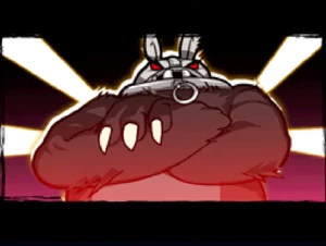 Sergueï's cool evil stare.