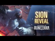 Sion Reveal - New Champion - Legends of Runeterra