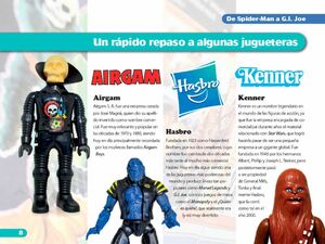 Spector in a book about toys from the 70s and 80s, representing Airgam.