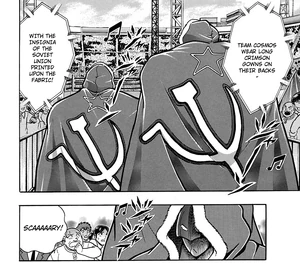 Team Cosmos wearing their USSR capes