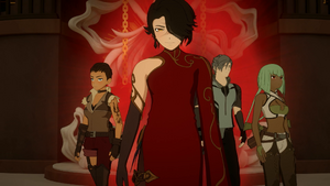 Cinder and her associates arrive at Haven Academy.