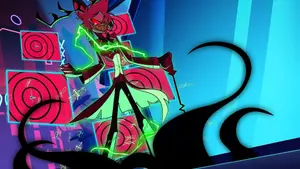 Alastor powering up.