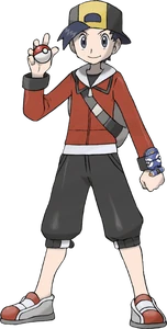 Ethan, as he appears in Pokémon Heart Gold.