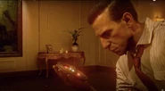 Richtofen looking at the Mysterious Device.