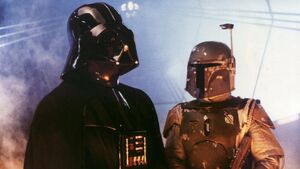 Boba Fett with Darth Vader.