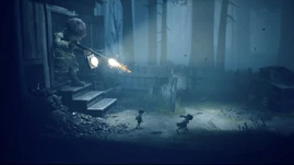 The Hunter shooting at Mono and Six without hesitation, proving how dangerous he truly is.