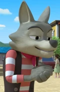 a silver fox appears in a pororo crossover episode with pinocchio