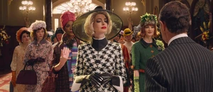 The Grand High Witch meeting Mr. Stringer.