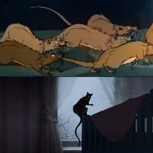 Many of the rats identical to the rat as seen in the Disneyland TV episode "The Great Cat Family".