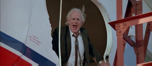 Glaub is horrified to see Bond sending Zorin falling to his death in the bay