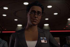 Amanda Waller's first appearance in the series.