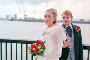 Ian on his wedding day to Mel.