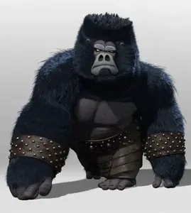 3D model of a Gorilla soldier.