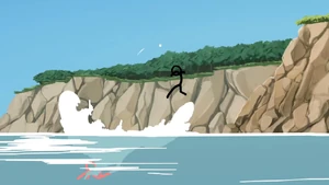 The two fight again.