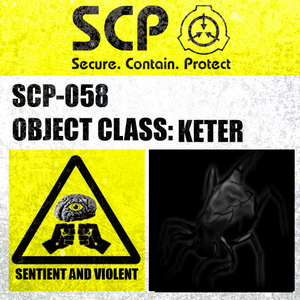 SCP-058's label.
